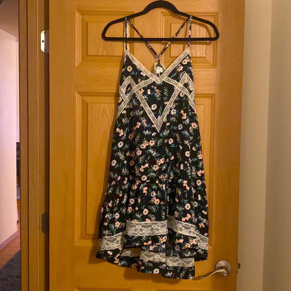Umgee hi-low cross back dress